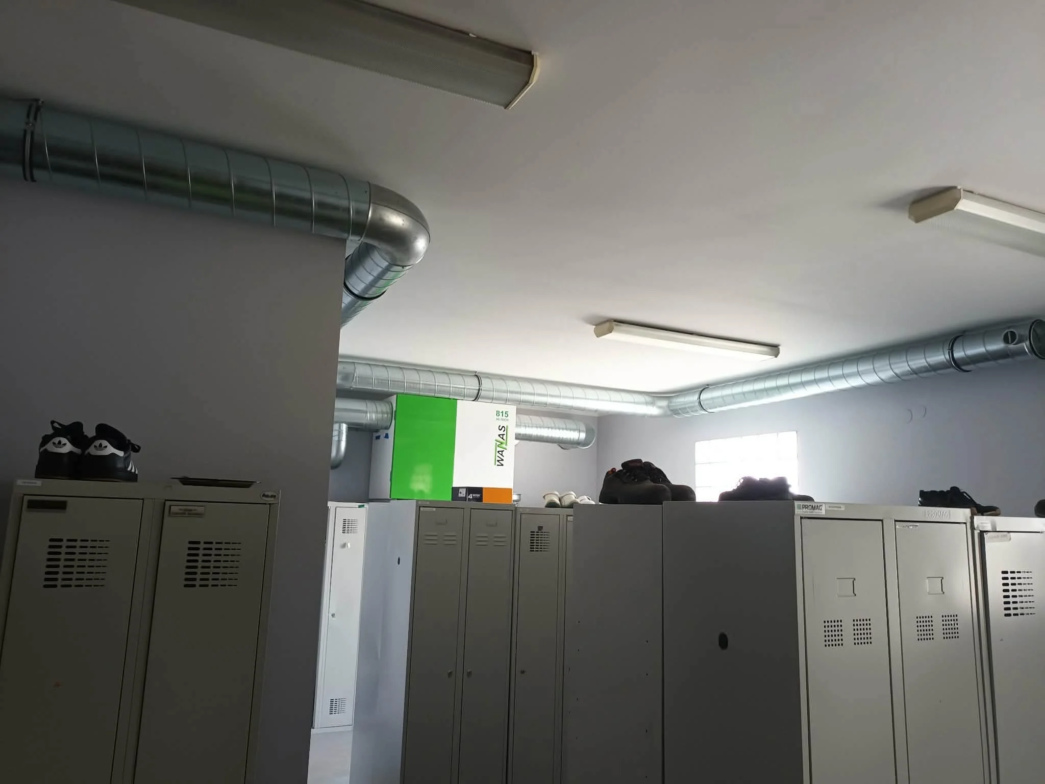 Instalacja rekuperacji w zapleczu obiektu przemysłowego